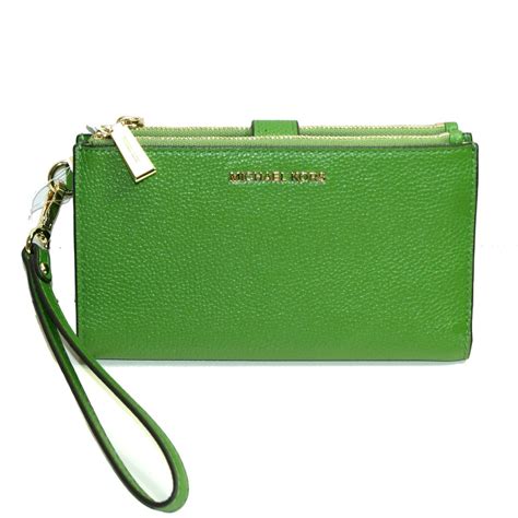 greeb michael kors clutch wallet|Michael Kors wristlet outlet.